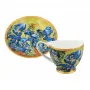 Filiżanka Big Vanessa Carmani 350ml ze spodkiem - V. van Gogh, Irysy - 3